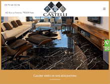 Tablet Screenshot of maison-castelli.com